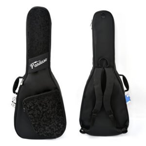 IPANDASO 41 Inch Acoustic Folk Guitar Gig Bag - Portable, Durable, Thickened & Large Capacity, Shockproof Waterproof Backpack