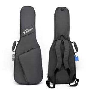ipandaso Electric Guitar Case Bass Bag 30 mm Thicken Waterproof Detail Reinforcement Grey Backpack Accessories Gig BAG