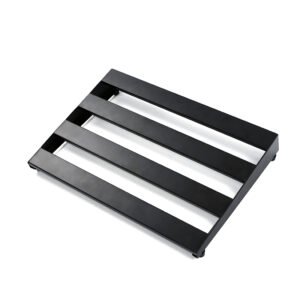 IPANDASO Track-Style Effects Pedalboard with Individual Pedal Mounts, Size M