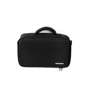 IPANDASO Black Honeycomb Pattern Effects Pedal Tote Bag - Convertible Crossbody, Size S