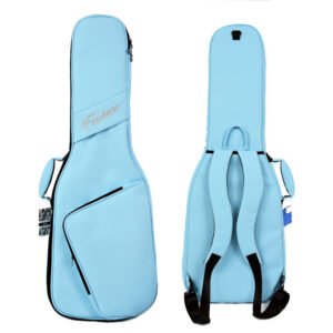 IPANDASO Waterproof 39 Inch Electric Guitar Bag - 1680D Film-Coated, Thickened Double-Shoulder Style