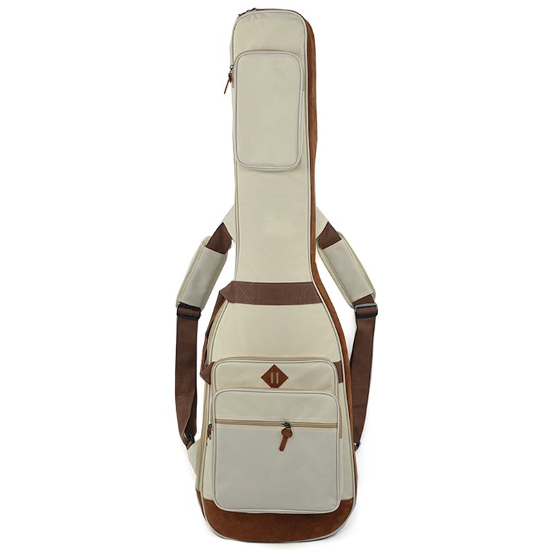 IPANDASO Apricot Oxford Fabric Durable Backpack - Portable for Bass & Guitar