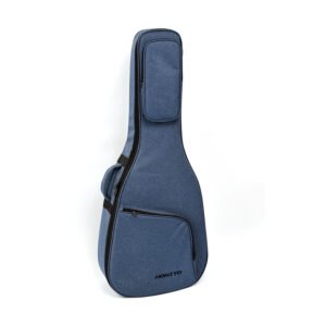 Denim Blue Acoustic Guitar Gig Bag - Thickened Padding, Shockproof, Wear-Resistant, with Guitar Nut