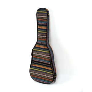 Vintage Ethnic Style Classical Guitar Gig Bag - Fixed Accordion Pillow, Lightweight & Portable, Dual Carry: Handheld & Backpack