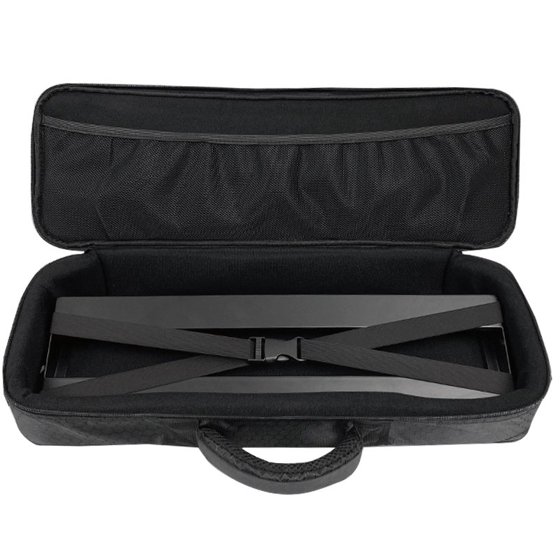 PANDASO Size S Honeycomb Pattern 2.0 Effect Pedal Bag - Thickened Padding Waterproof Portable Crossbody Bag for Gigs & Travel - 图片 3