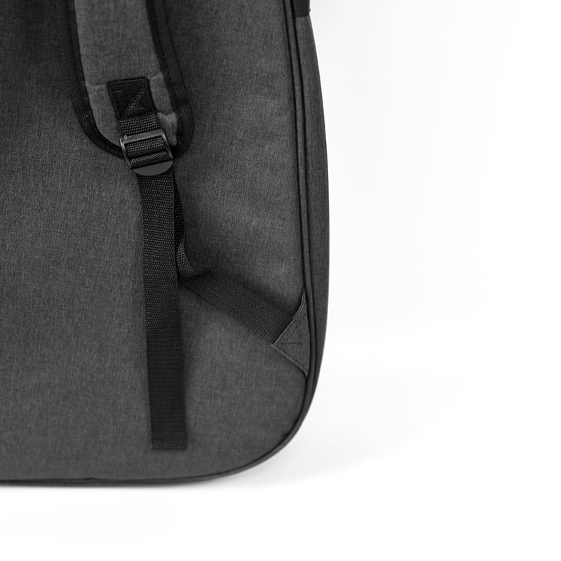 Dark Gray Oxford Fabric Electric Guitar Gig Bag - Wear-Resistant, Lightweight & Portable, Dual Carry: Handheld & Backpack Style - 图片 4