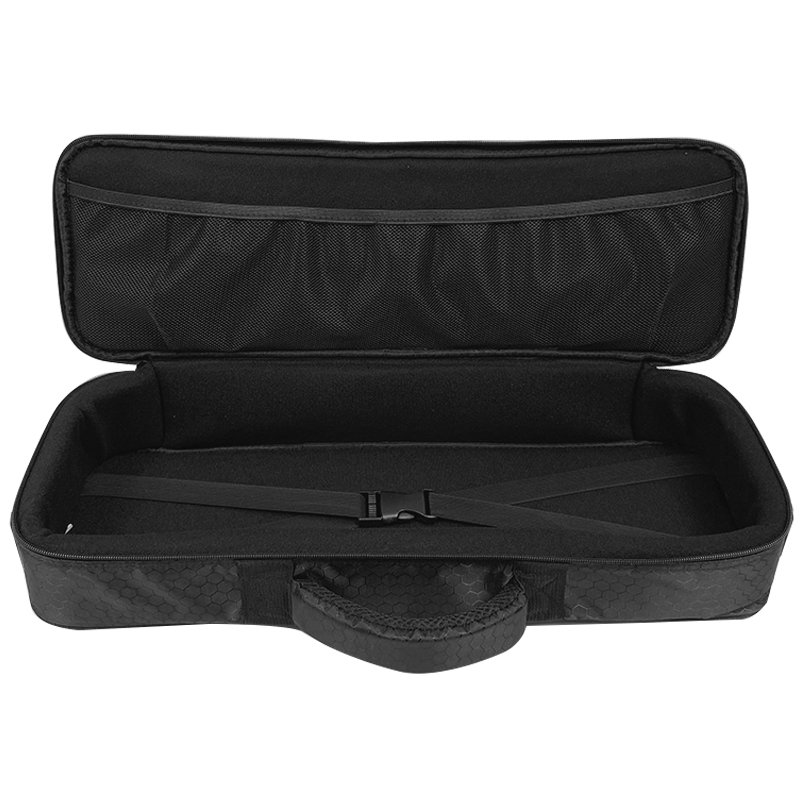 PANDASO Size S Honeycomb Pattern 2.0 Effect Pedal Bag - Thickened Padding Waterproof Portable Crossbody Bag for Gigs & Travel - 图片 5