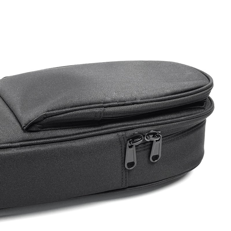 PANDASO Electric Bass Gig Bag - Black Oxford Cloth, Thickened Padding, Waterproof & Wear-Resistant, Backpack-Style with Multi-Pocket - 图片 5