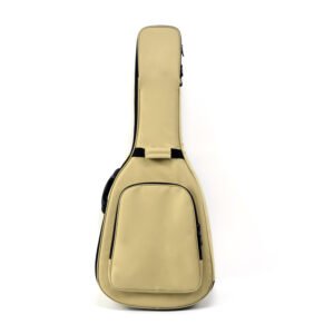 41-inch Apricot Acoustic Guitar Gig Bag - Thickened Padding, Scratch-Resistant, Shockproof, Spacious Front Pocket, Dual Carry: Handheld & Backpack Style